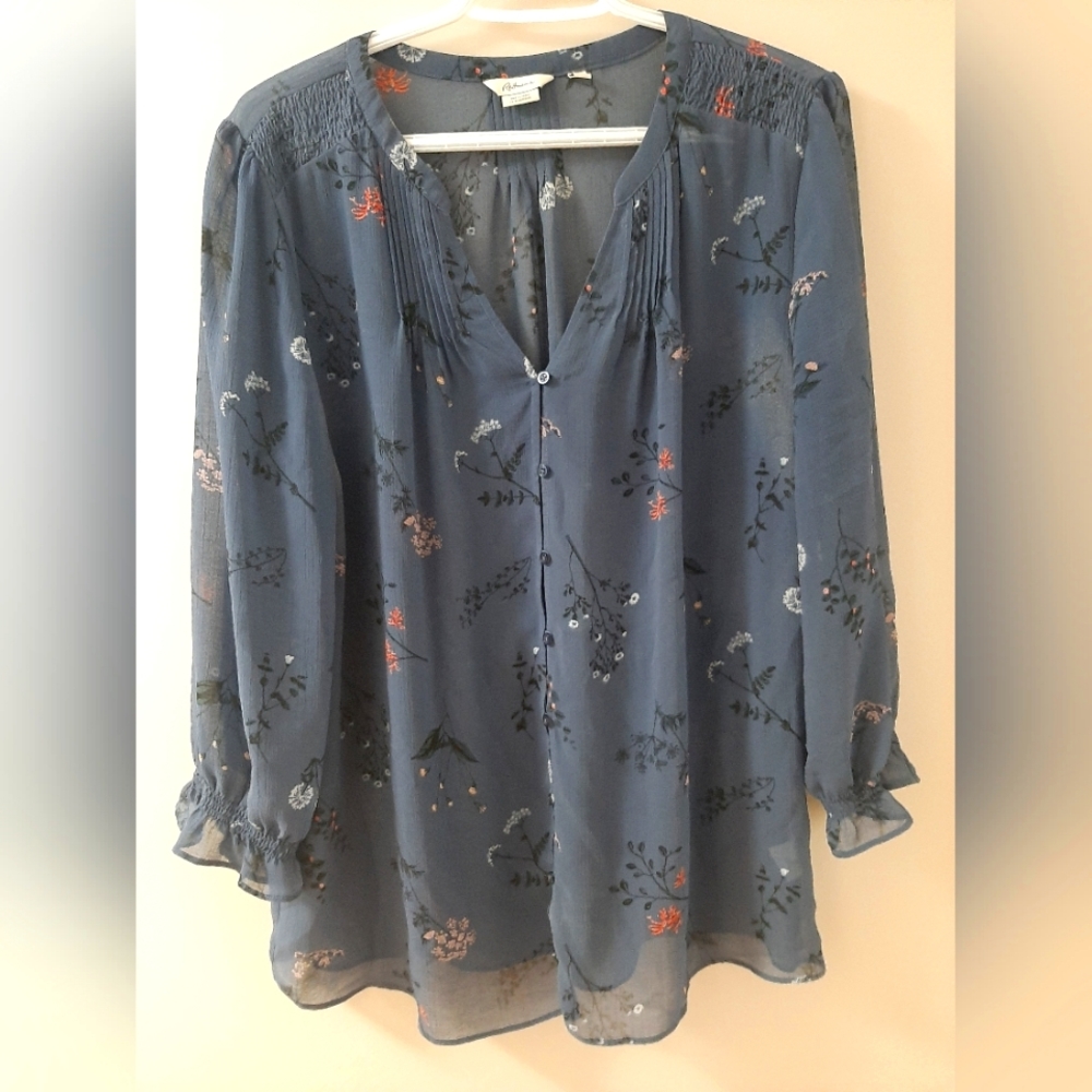 Reitmans Floral Chiffon Blouse